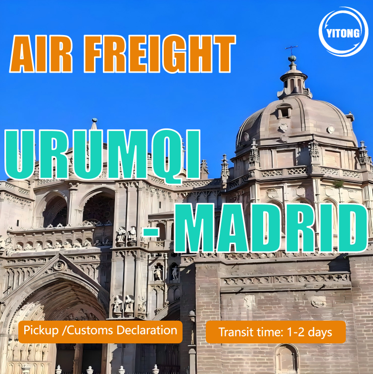 Air Freight From Urumqi To Madrid
